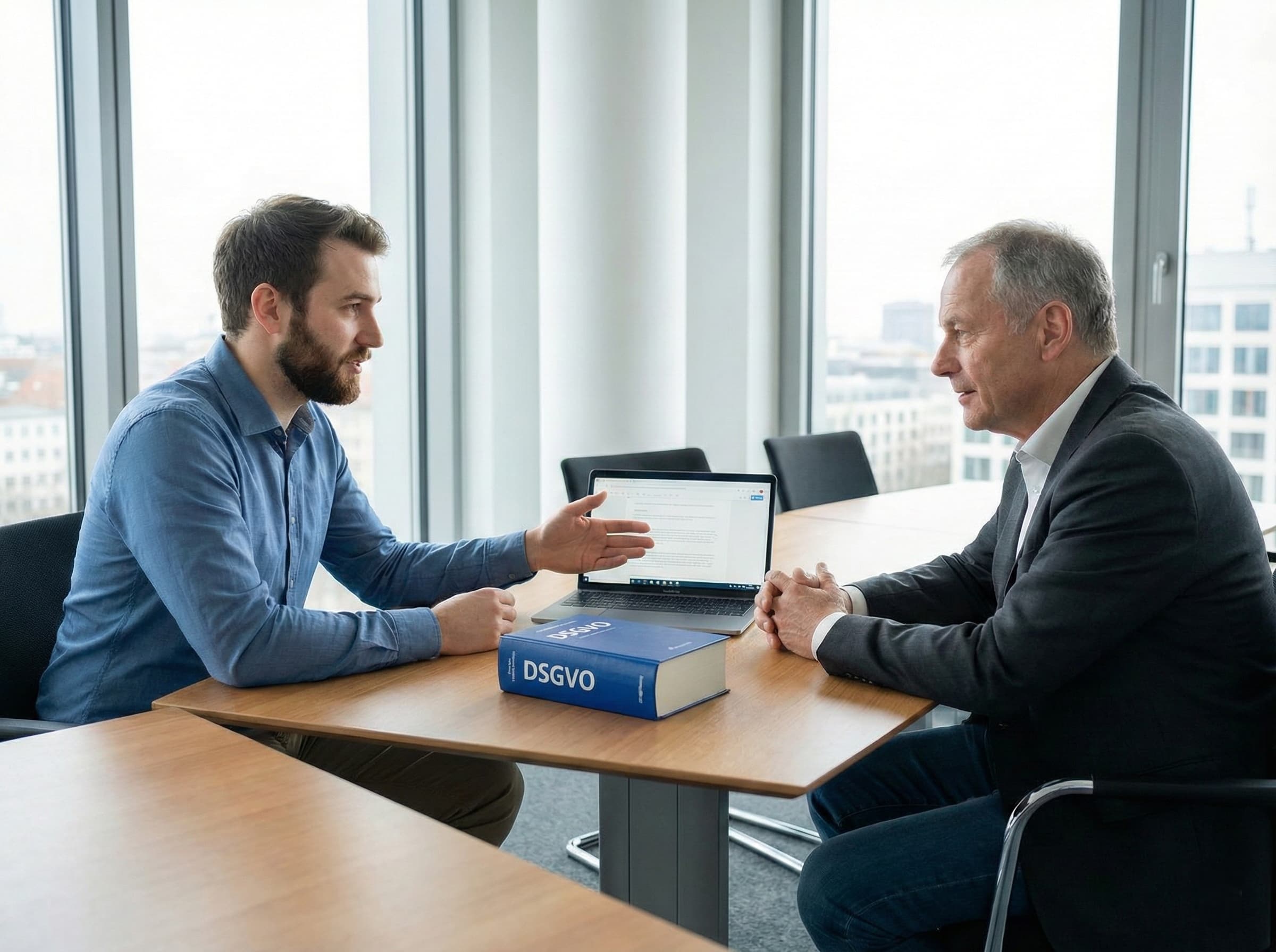 Der externe Datenschutzbeauftragte berät den Geschäftsführer